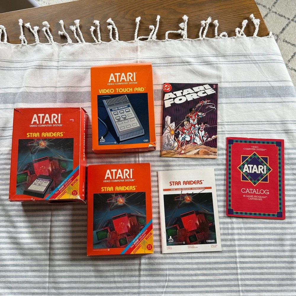 Star Raiders Complete CIB W/ Video Touch Pad & Manuals - Atari 2600